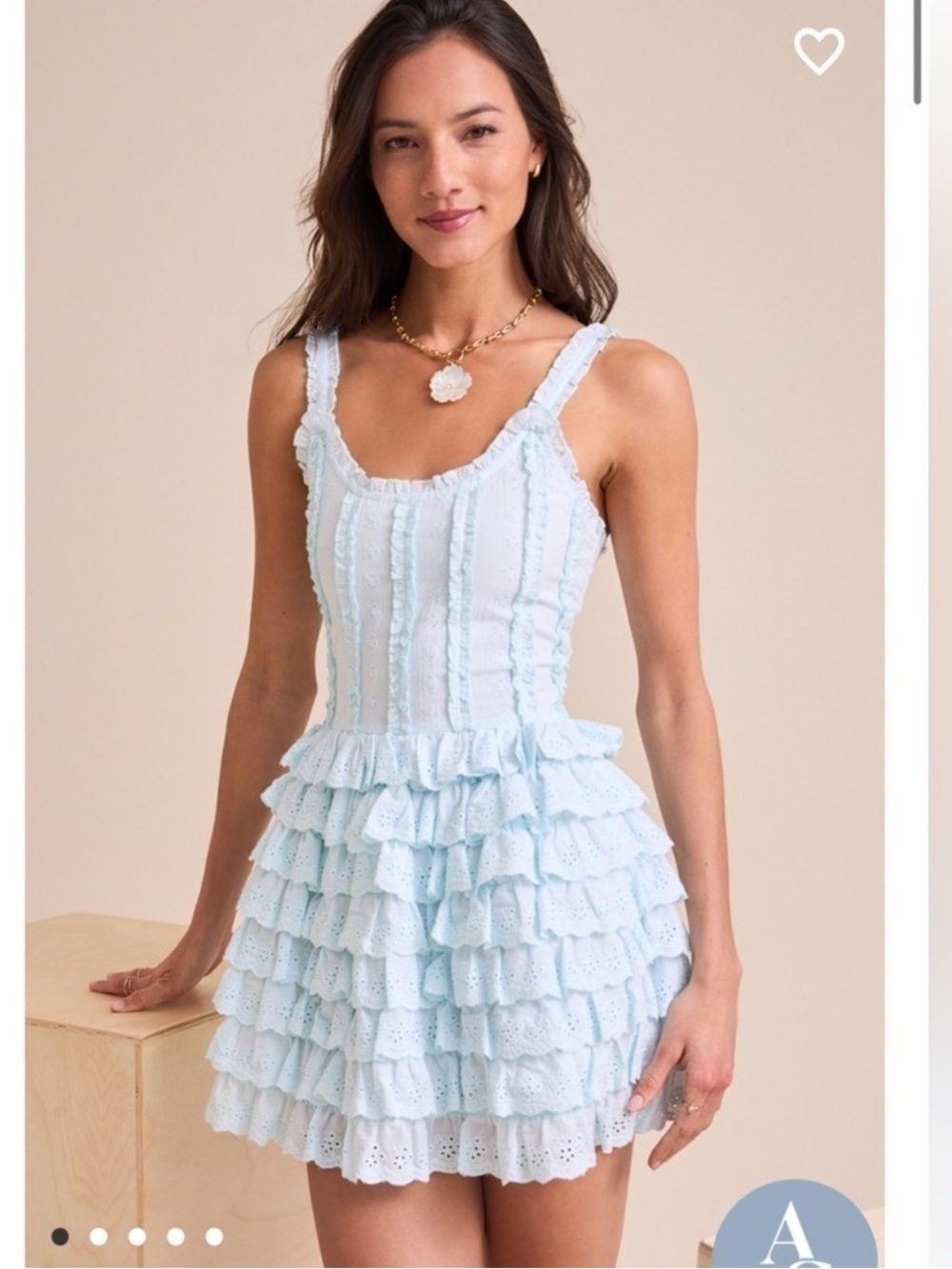 Altar’d State Ariel Ruffle Mini Dress - Picture 2 of 7